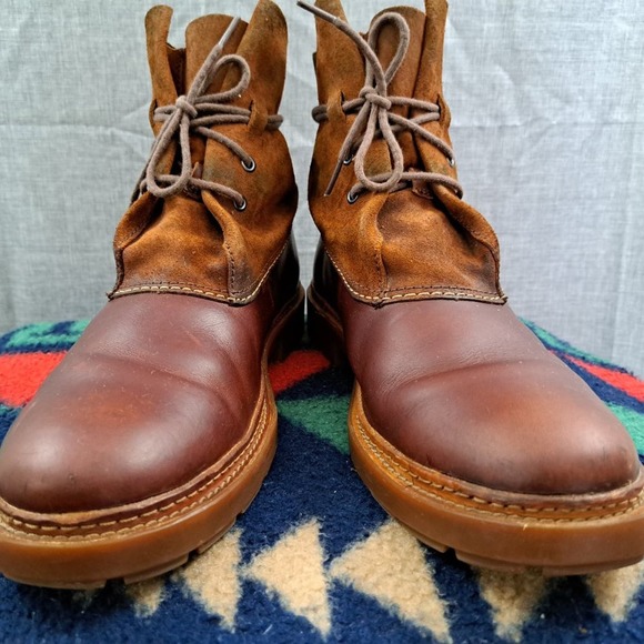Clarks Boots Men Suede Leather Chukka Size 11 - Picture 7 of 16